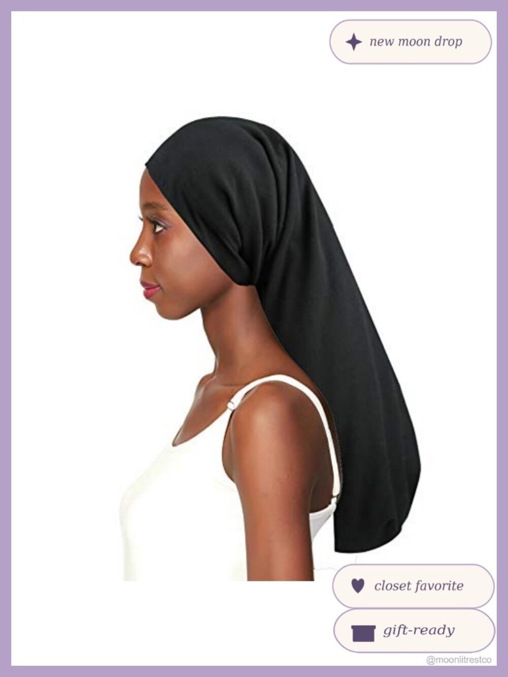 Satin Lined Sleep Caps for Braids Dreadlocks Curly Hair Adjustable 3 Size